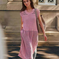 PLUXSTYLE::numise::eyelet-a-line-dress-with-ruffle-sleeves::lifestyle-keep-2
