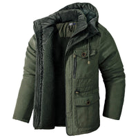 Men’s Winter Parka With Detachable Hood