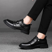 PLUXSTYLE::numise::mens-dual-buckle-lug-sole-footwear::lifestyle-keep-2