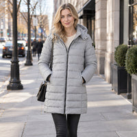 Damen-Steppjacke mit Kapuze