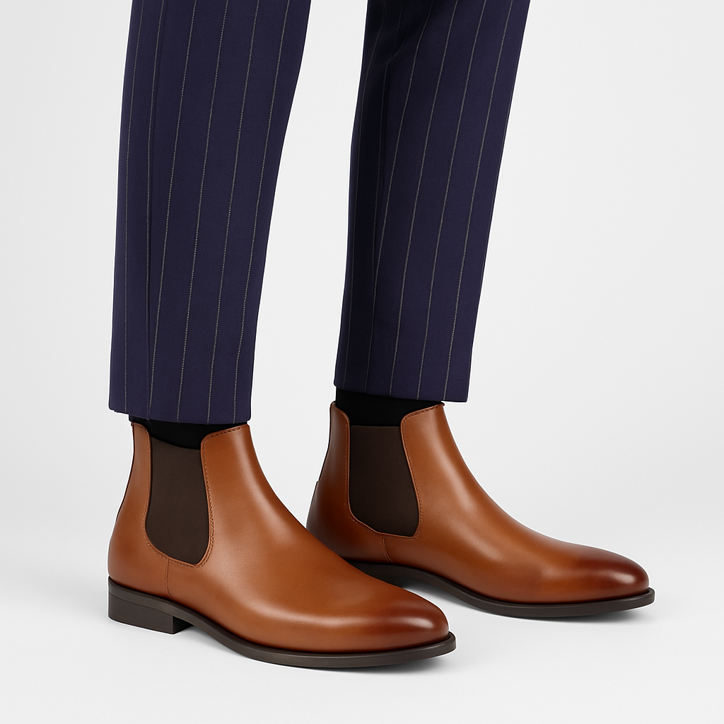 Colton | Men's Chelsea Boots with Elastic Side Panels