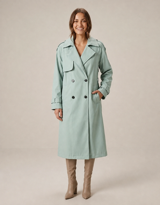 Parka con cintura a vestibilità rilassata