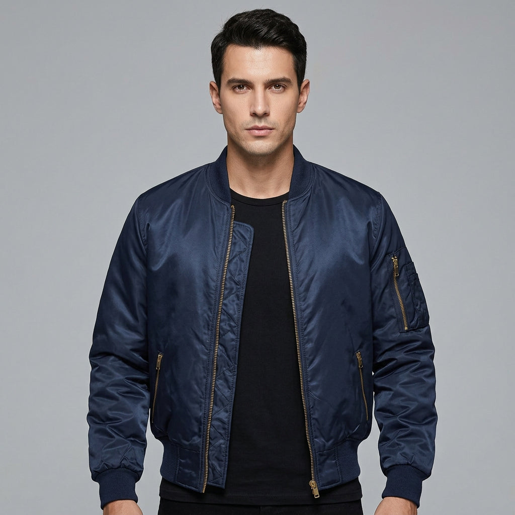 Men's Classic Bomber Jacket