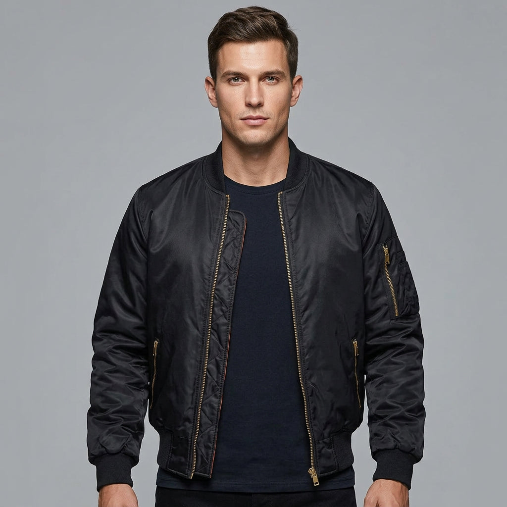 Men's Classic Bomber Jacket