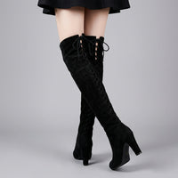 Block Heel Knee-high Boots Boots