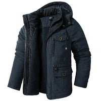 Men’s Winter Parka With Detachable Hood
