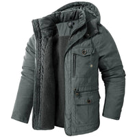 Men’s Winter Parka With Detachable Hood