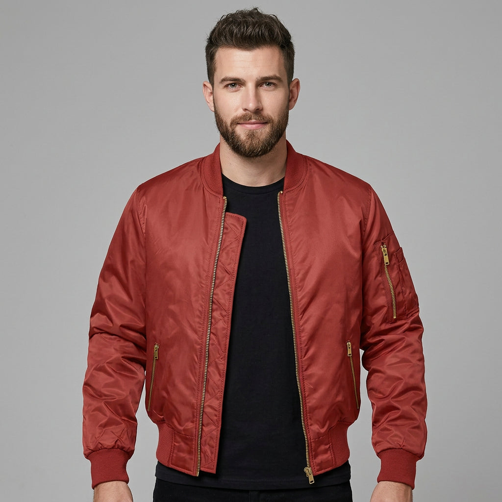 Men's Classic Bomber Jacket