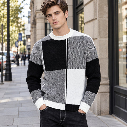 Relaxed Fit Round-Neck Sweater