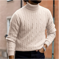 PLUXSTYLE::numise::mens-cable-turtleneck-sweater::lifestyle-keep-1