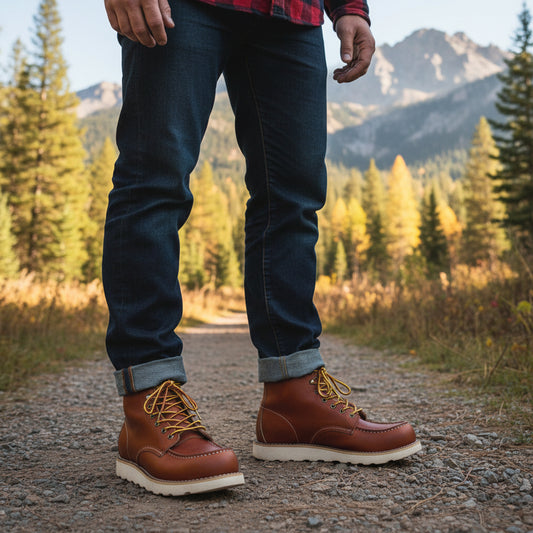 Men's 6-Inch Moc-Toe Work Boots