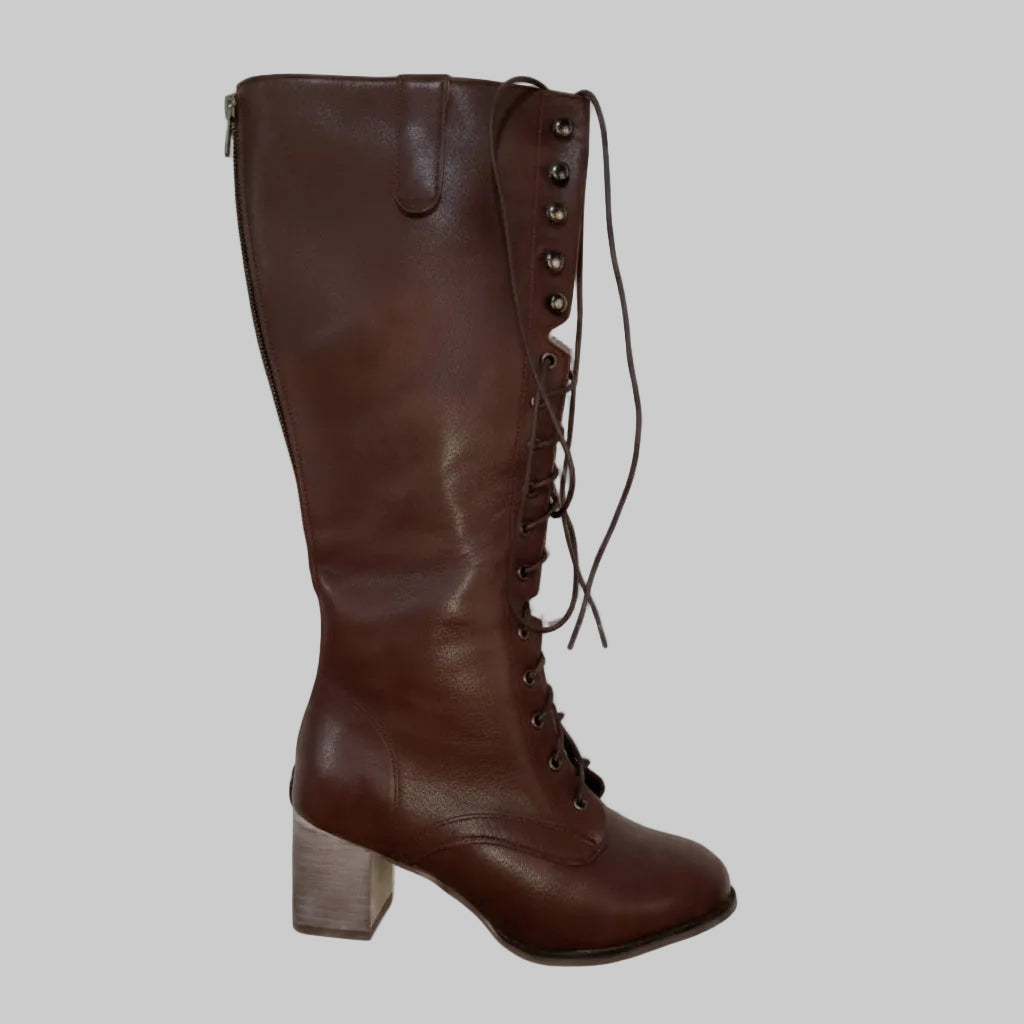 Women’s Lace-Up Knee-High Boots