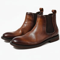 Men's Fire Orange Chelsea Boots