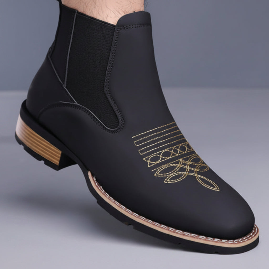 Men's Bulldog Boots in Black