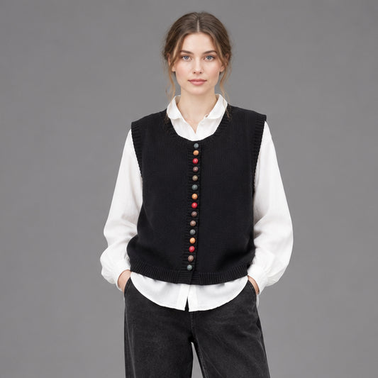 Cardigan con dettaglio di bottoni