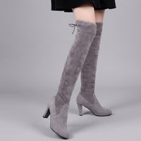 Block Heel Knee-high Boots Boots