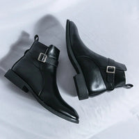 Brody | Men's Ankle Chelsea Boots with Side Zipper