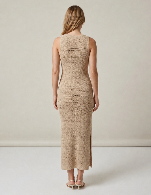 Sleeveless Bodycon Midi Dress