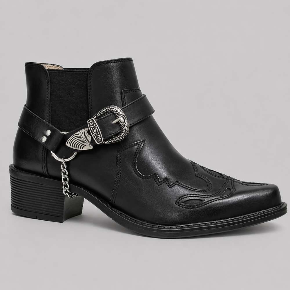 Western Boots With Pointed Toe