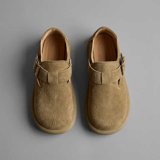 Wide Toe Box Clog Flats