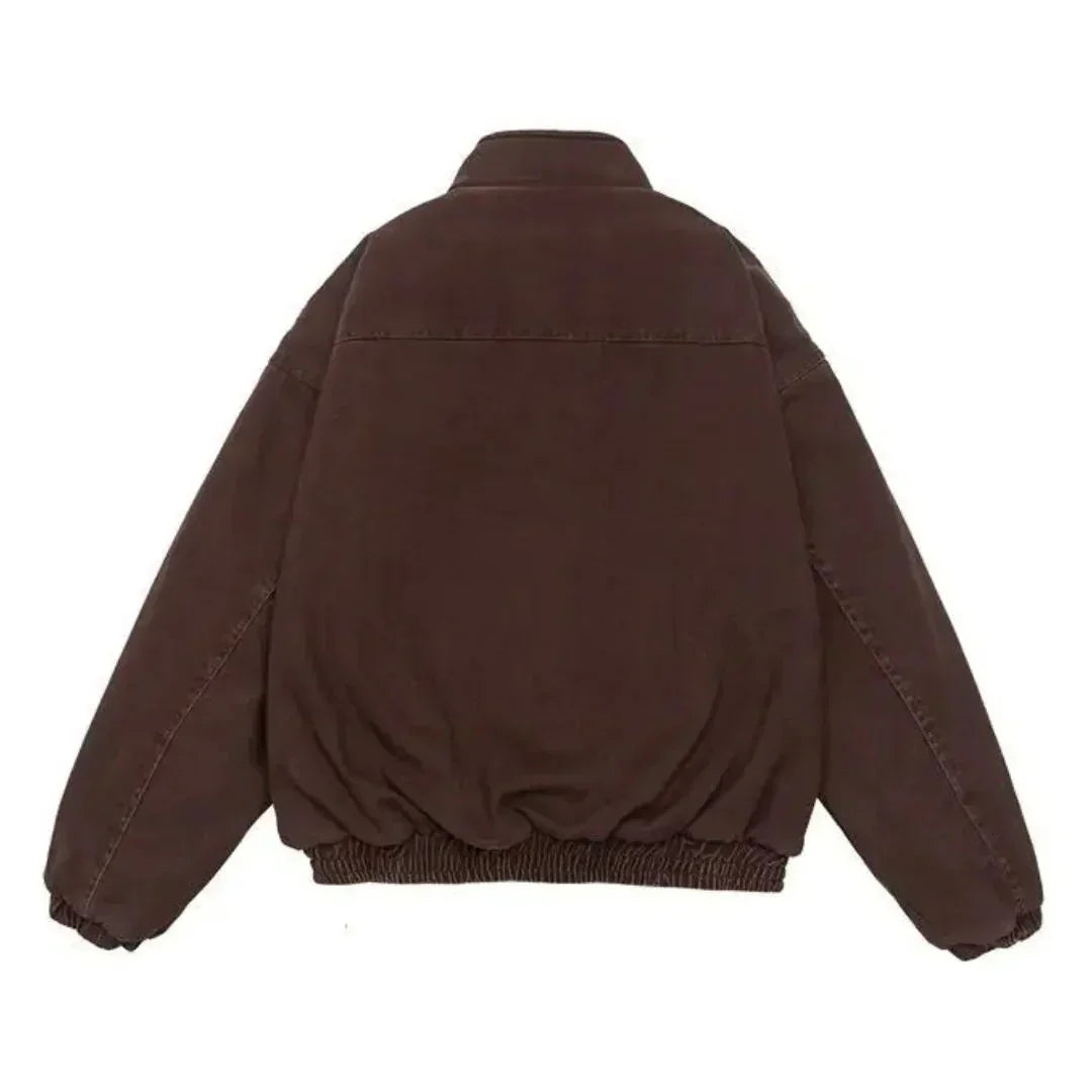 Comfortable Fit Zip-Up Winter Jacket