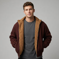 Comfortable Fit Zip-Up Winter Jacket