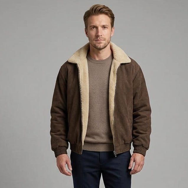 Comfortable Fit Zip-Up Winter Jacket