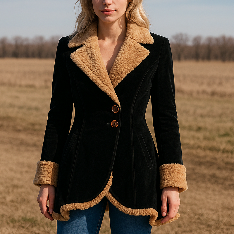 PLUXSTYLE::numise::tailored-button-front-parka::lifestyle-keep-2