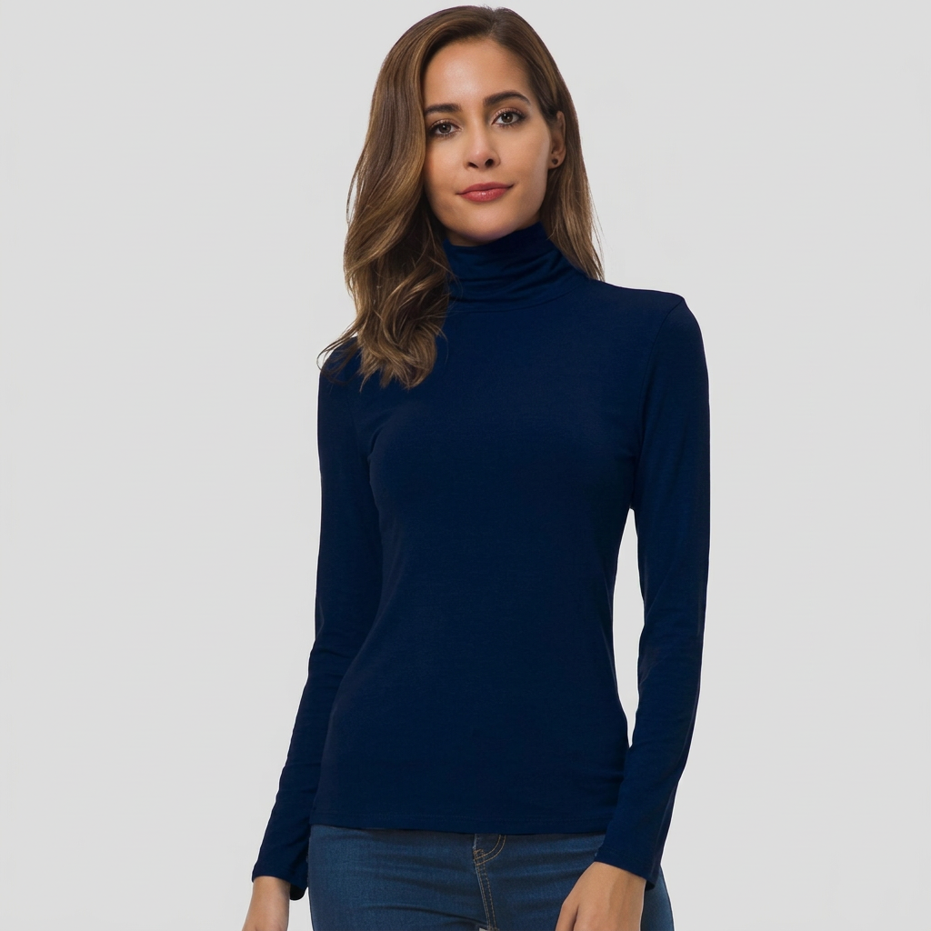 Klassischer Rollkragenpullover