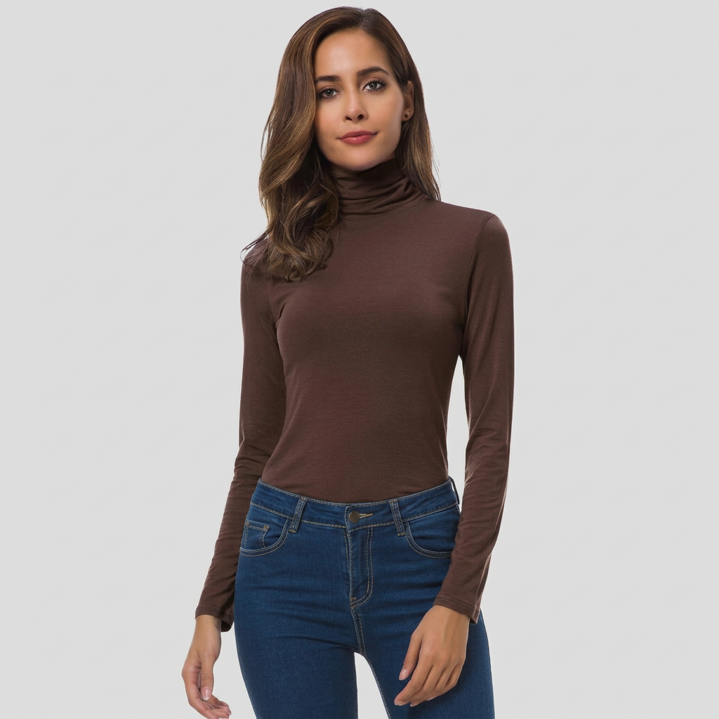 Klassischer Rollkragenpullover