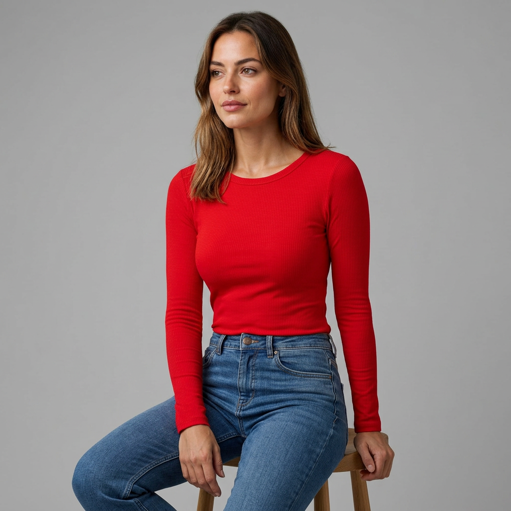 Fitted Long Sleeve Top