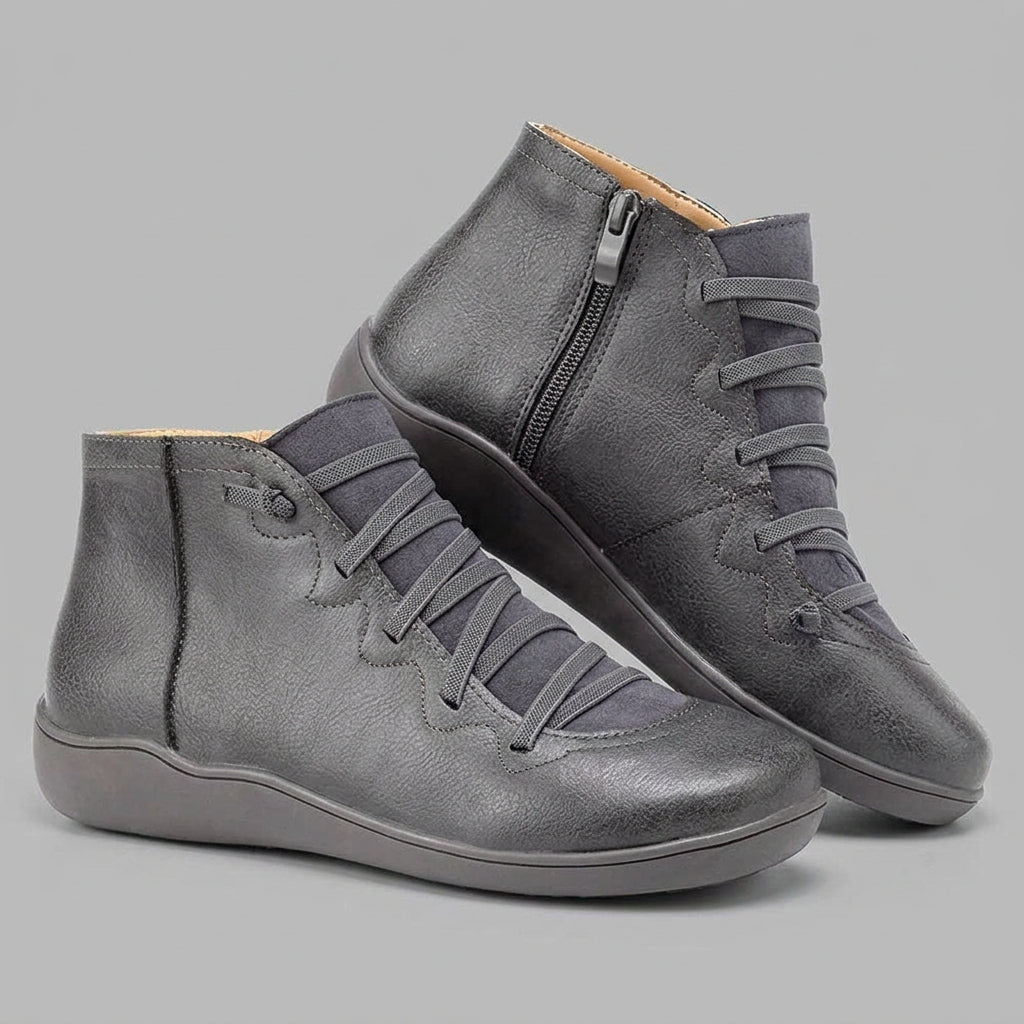 Classic Short Winter Boots with Non-Slip Soles
