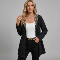 Leah | Wintermantel mit Leopardenmuster und Kordelzug für Damen