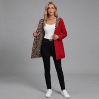 Leah | Wintermantel mit Leopardenmuster und Kordelzug für Damen