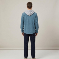 PLUXSTYLE::numise::mens-relaxed-hooded-overshirt::back
