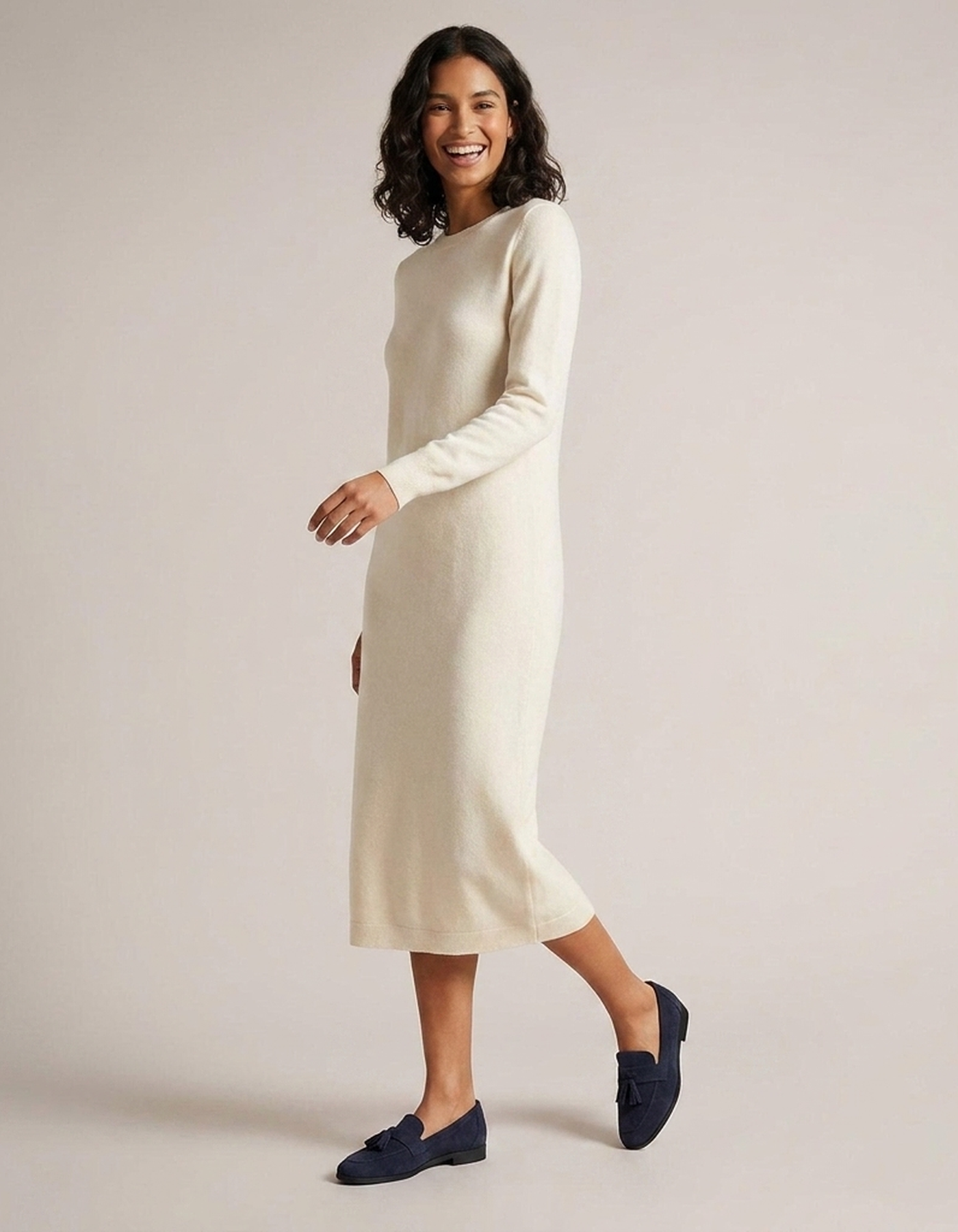 PLUXSTYLE::numise::square-toe-fringe-loafers::zoom-out