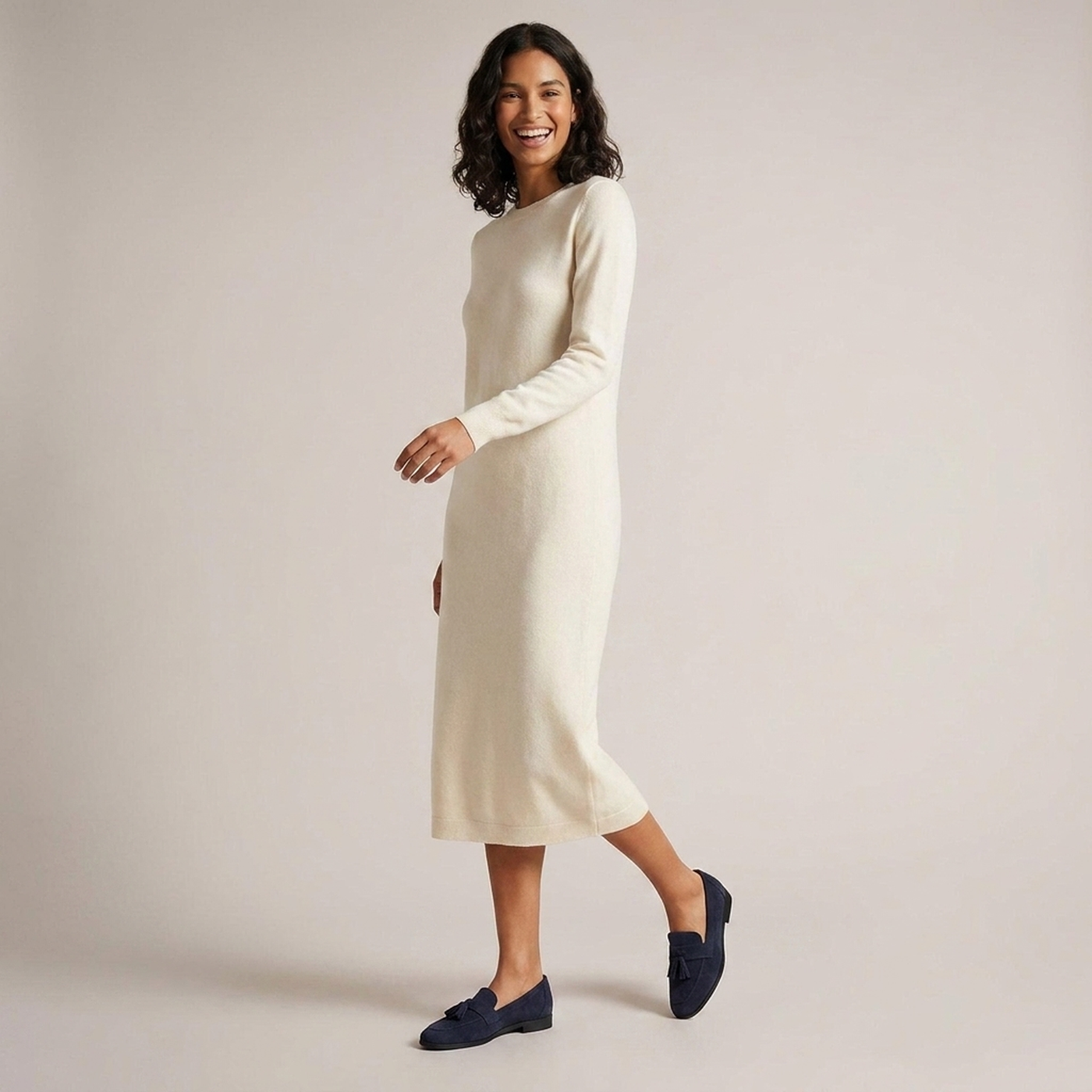 PLUXSTYLE::numise::square-toe-fringe-loafers::zoom-out