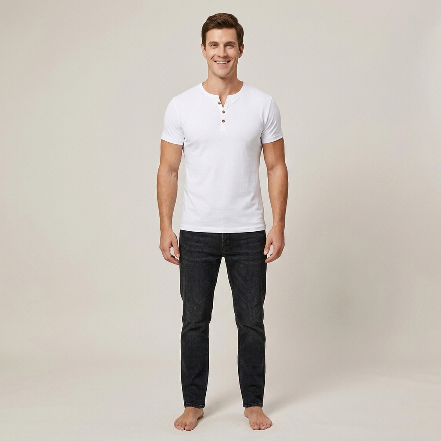 PLUXSTYLE::numise::mens-everyday-henley-top::front