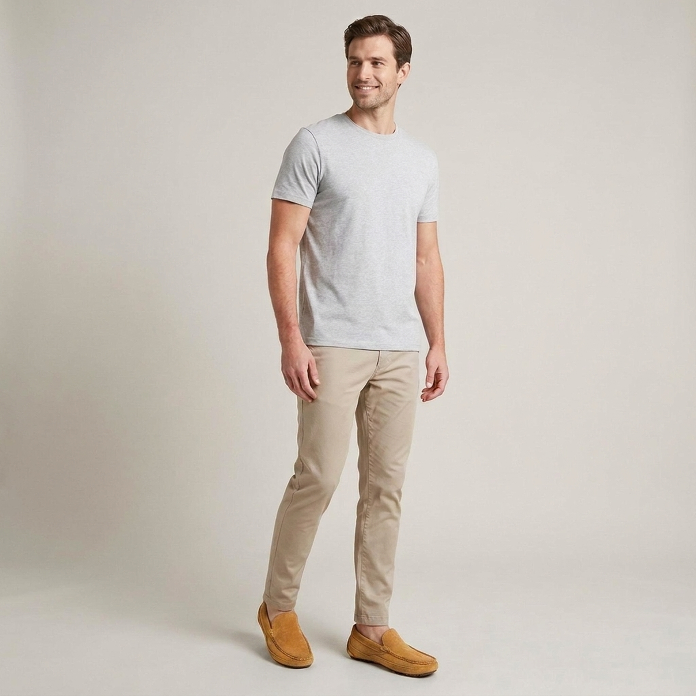 PLUXSTYLE::numise::mens-contrast-stitch-comfort-loafers::zoom-out