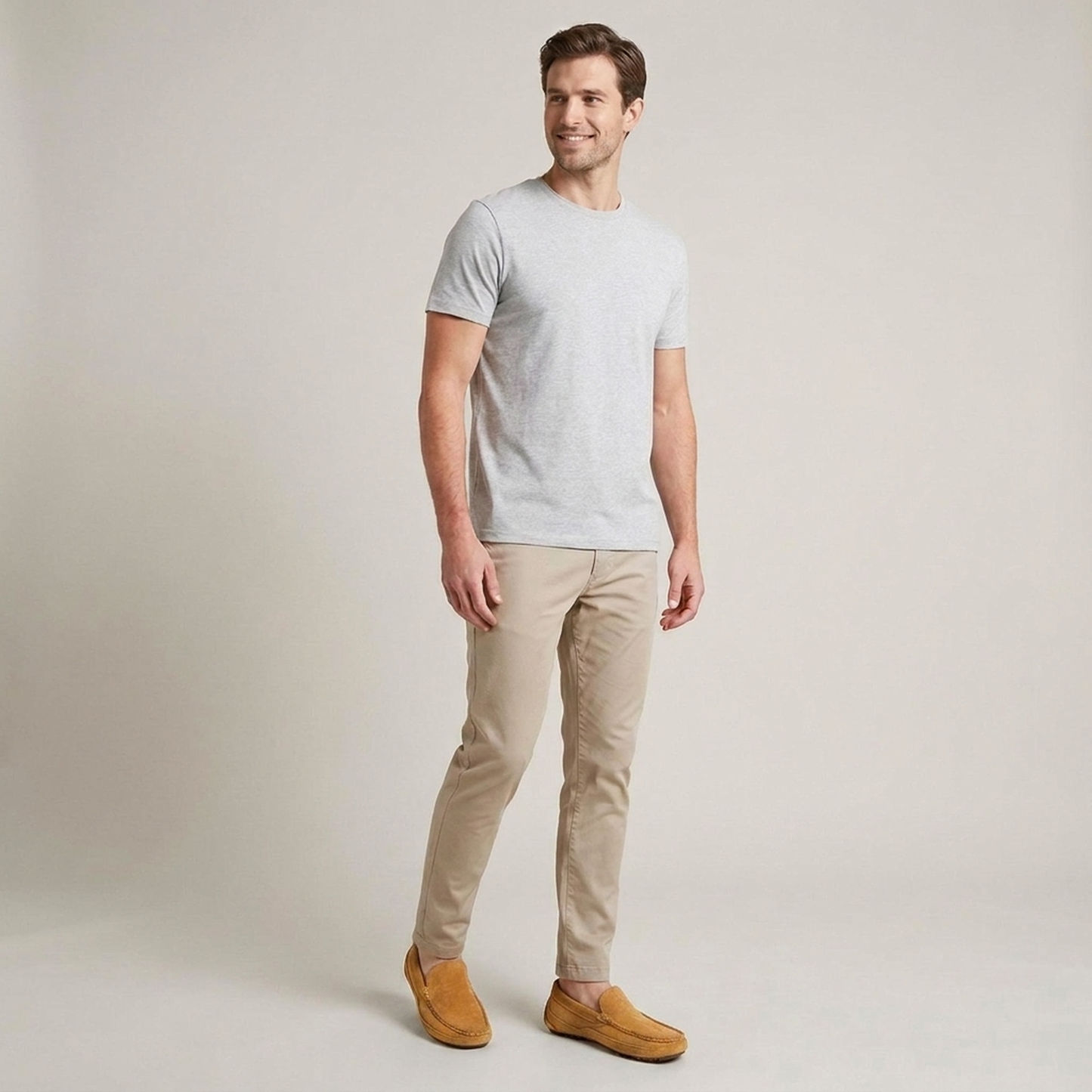 PLUXSTYLE::numise::mens-contrast-stitch-comfort-loafers::zoom-out