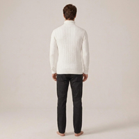 PLUXSTYLE::numise::mens-high-neck-sweater::back