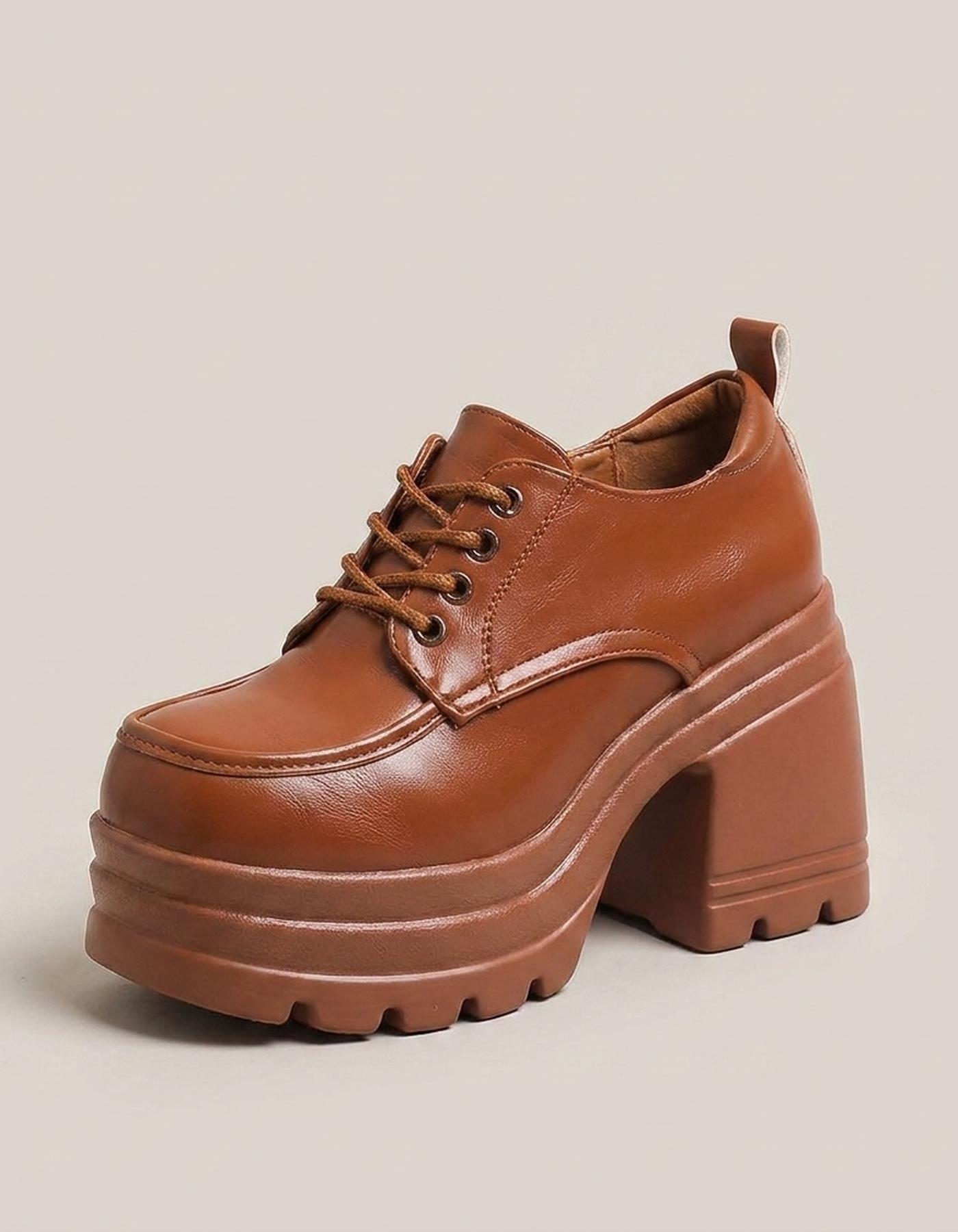 PLUXSTYLE::numise::chunky-platform-oxford-footwear::closeup-hero