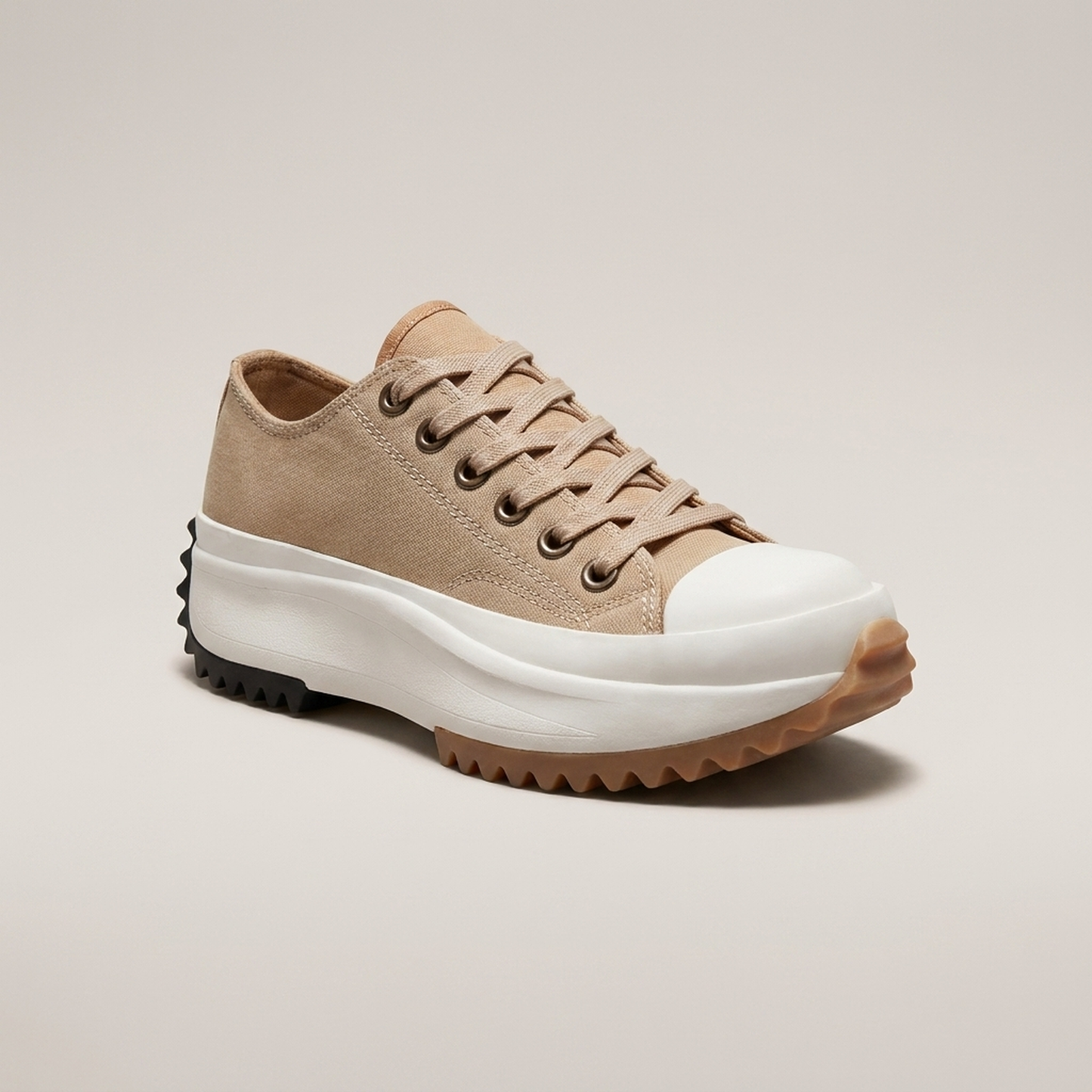 PLUXSTYLE::numise::daisy-lace-up-platform-sneakers::closeup-hero