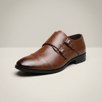PLUXSTYLE::numise::mens-cap-toe-double-monk-dress-shoes::closeup-hero