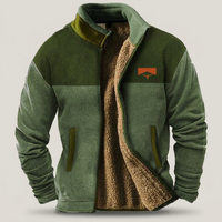 PLUXSTYLE::numise::mens-casual-zip-jacket::pack-green