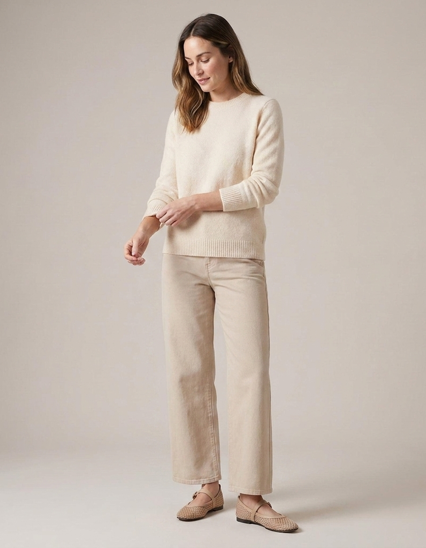PLUXSTYLE::numise::round-toe-summer-mary-jane-shoes::zoom-out