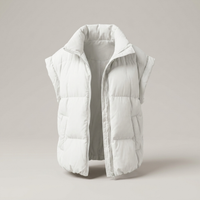 PLUXSTYLE::numise::stella-sleeveless-parka::pack-white