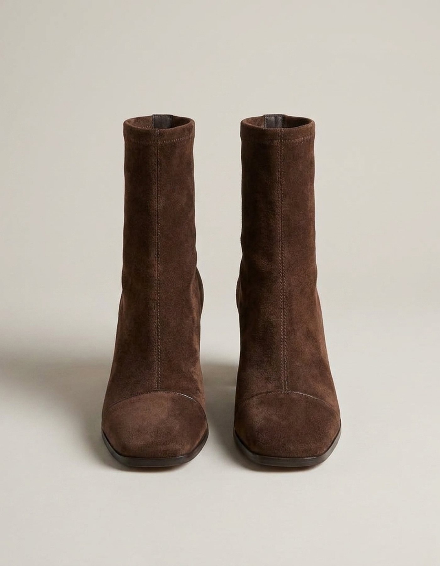 PLUXSTYLE::numise::claudia-comfort-block-heel-ankle-boots::pack-brown