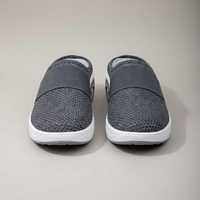 PLUXSTYLE::numise::air-cushion-slip-on-footwear::pack-dark-gray