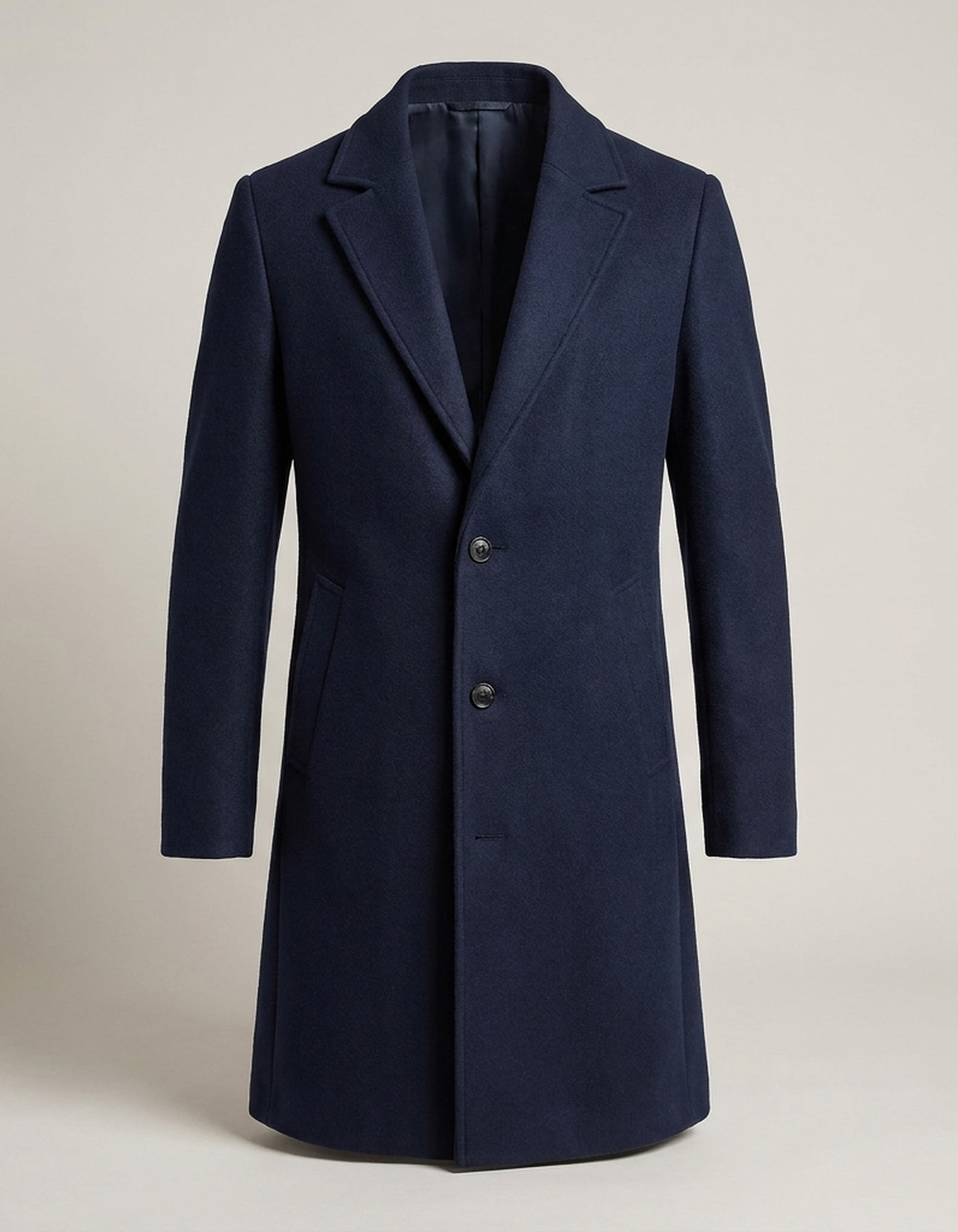 PLUXSTYLE::numise::mens-slim-fit-long-parka::pack-navy-blue